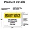 Signmission No Dumping Surveillance Camera $50 Fine OSHA Security Notice Sign, Vinyl Decal, 24in x 18in, 2PK OS-2PACK-SN-D-1824-L-11494 - alternate 2